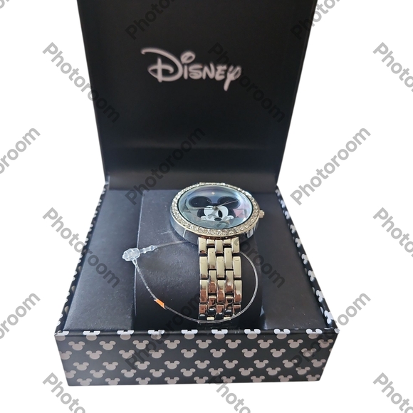 Disney Mickey Mouse Silver Tone Zirconia Wrist Watch main image 8